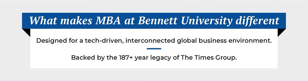 What makes MBA at Bennett University different