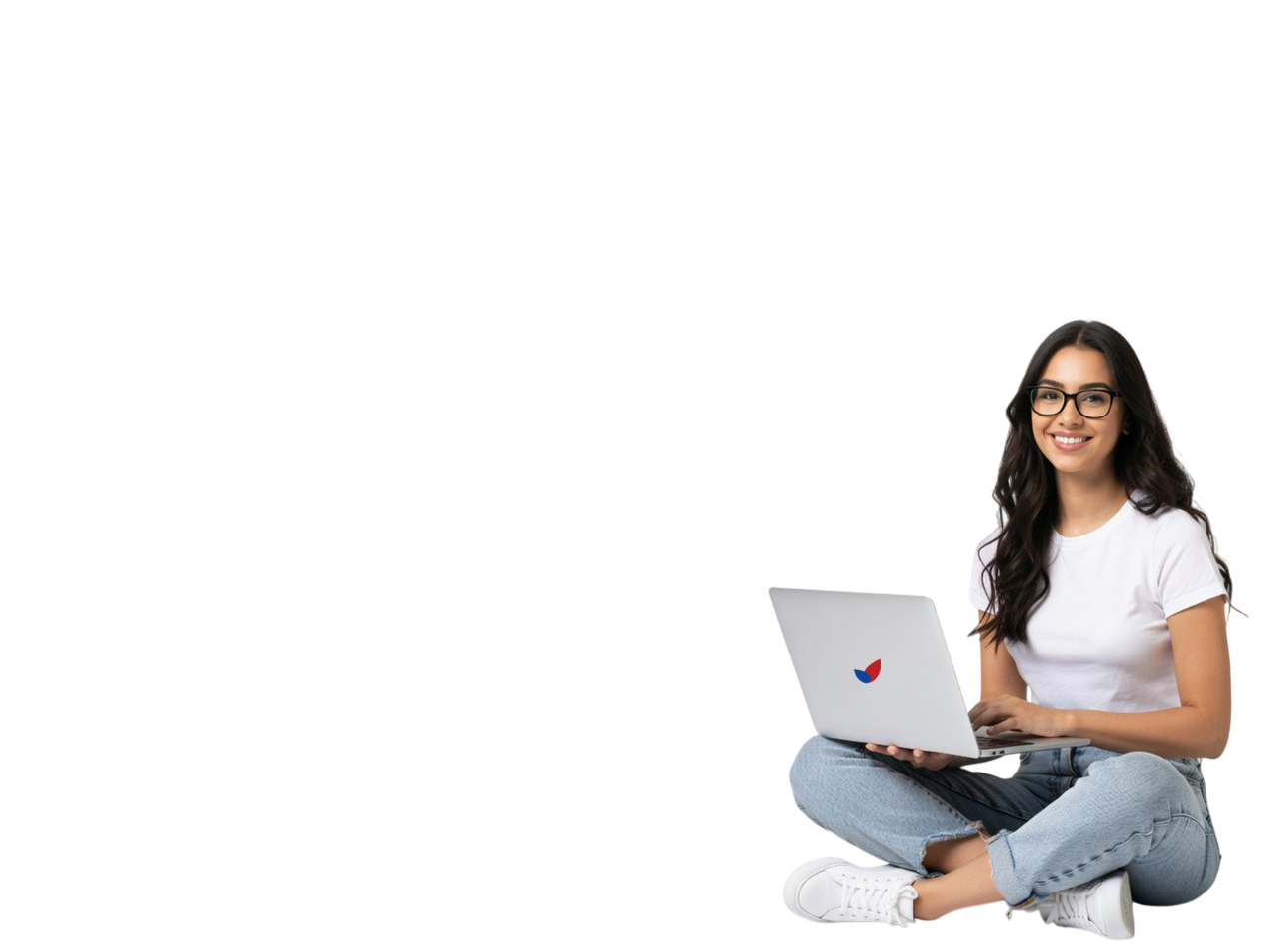 Manav Rachna Student with Laptop