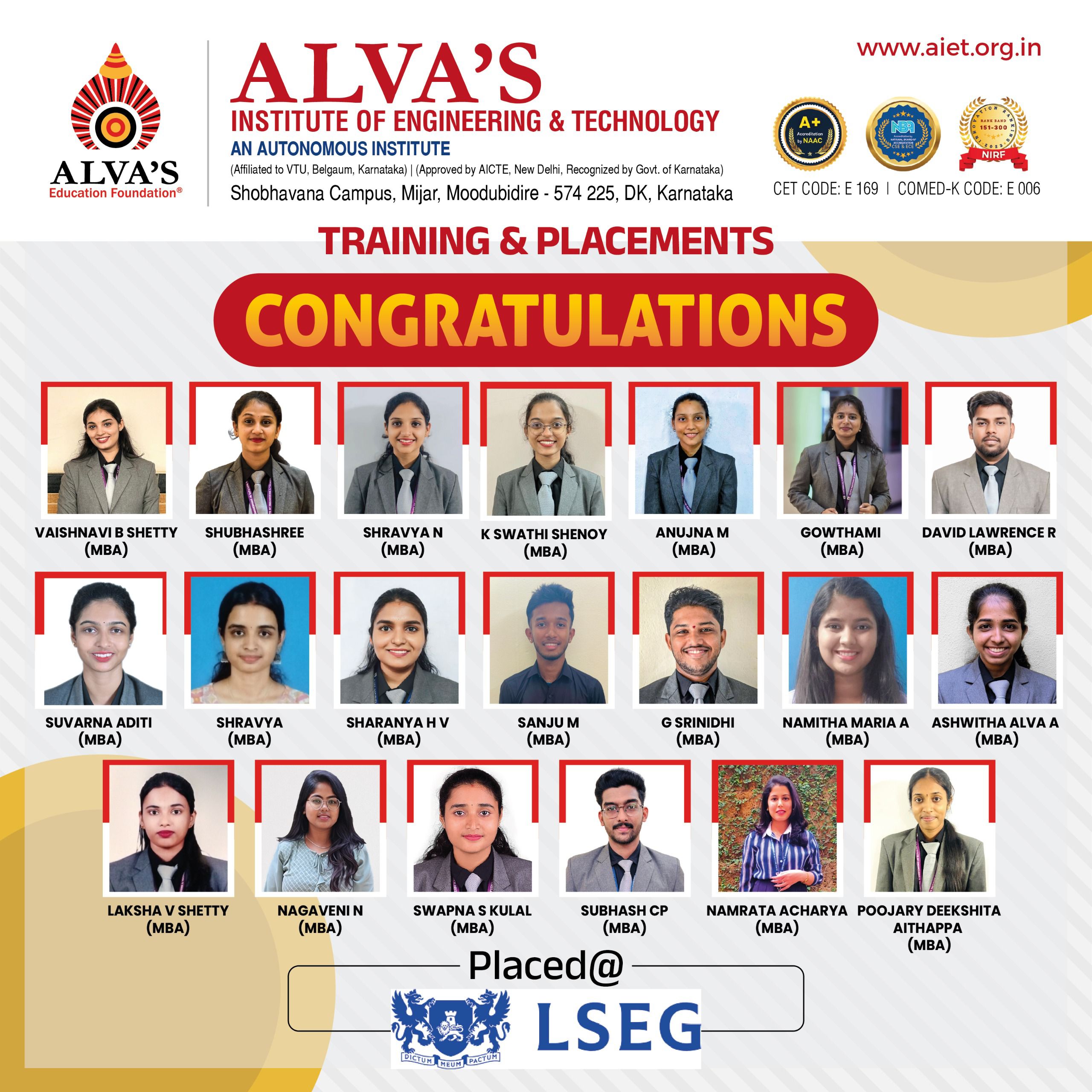 Alva's PUC Science Results 2025-2026