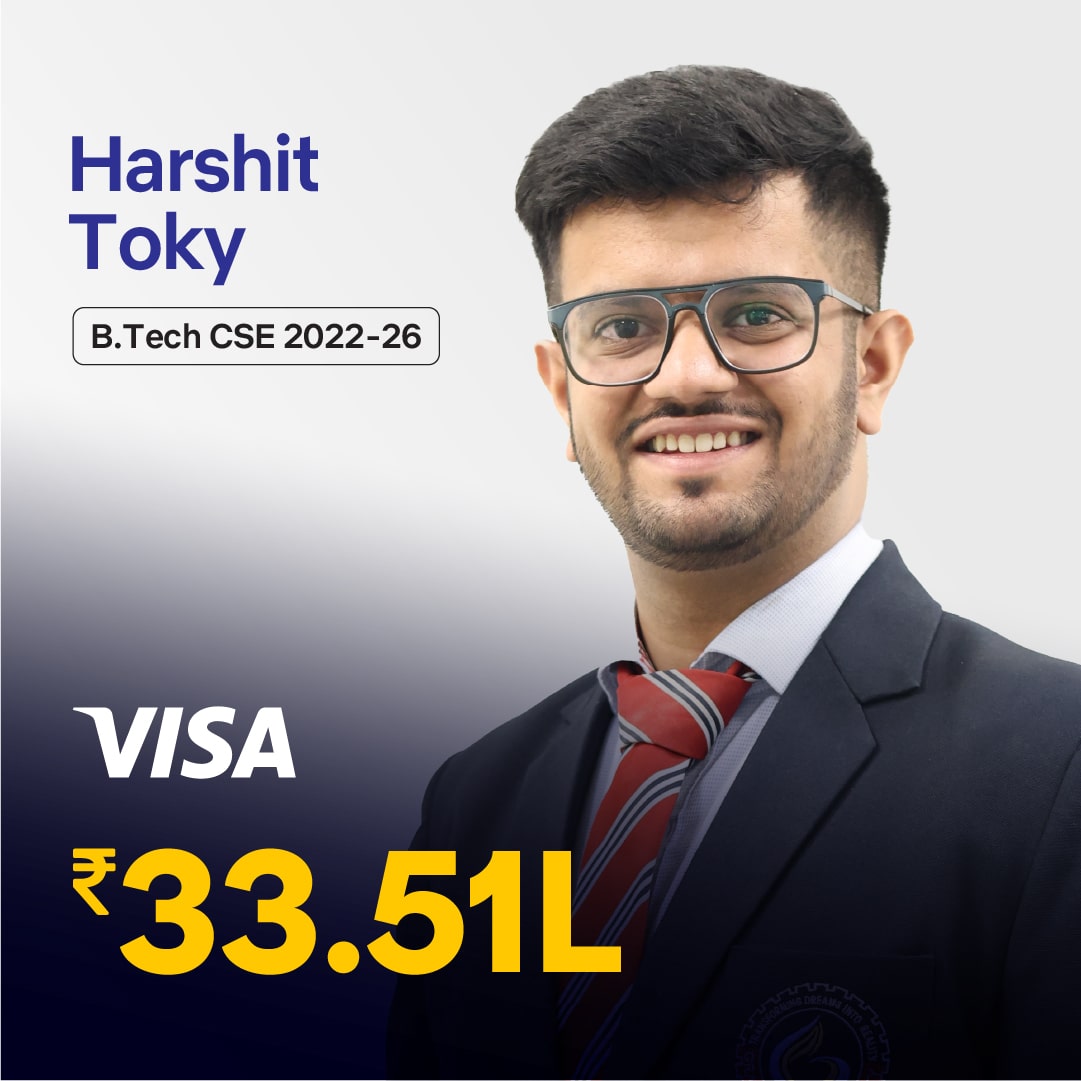 Harshit Toky placed in VISA