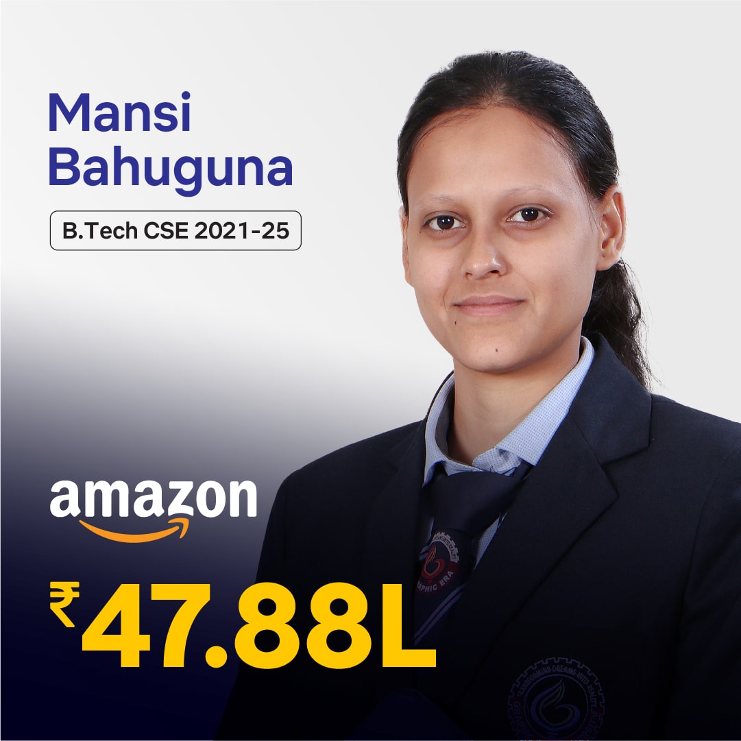 Manso Bahuguna placed in Amazon