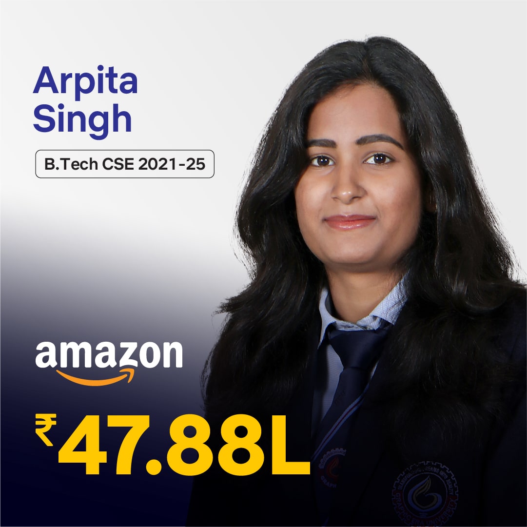 Arpita Singh placed in Amazon