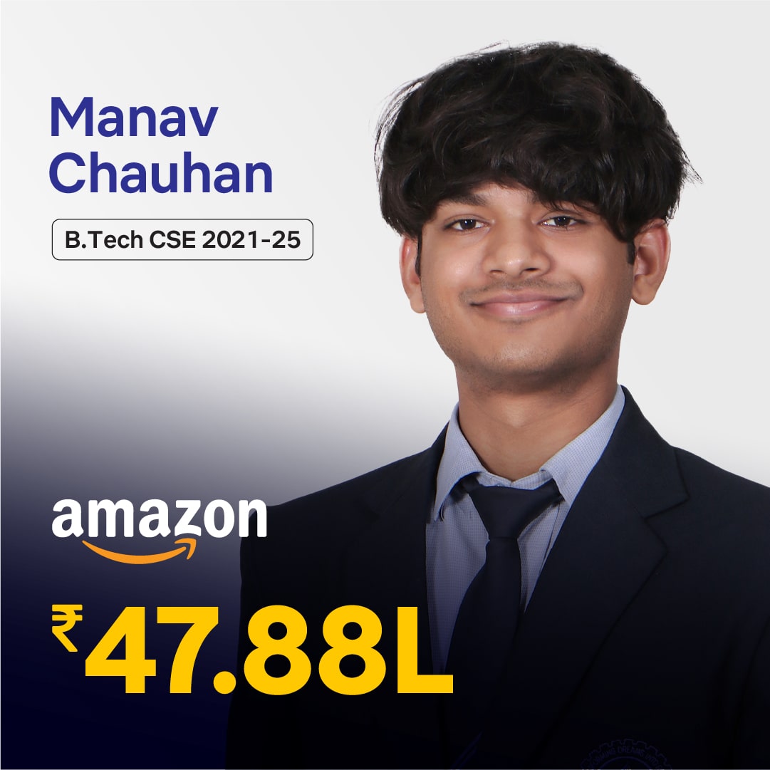 Manav Chauhan placed in Amazon