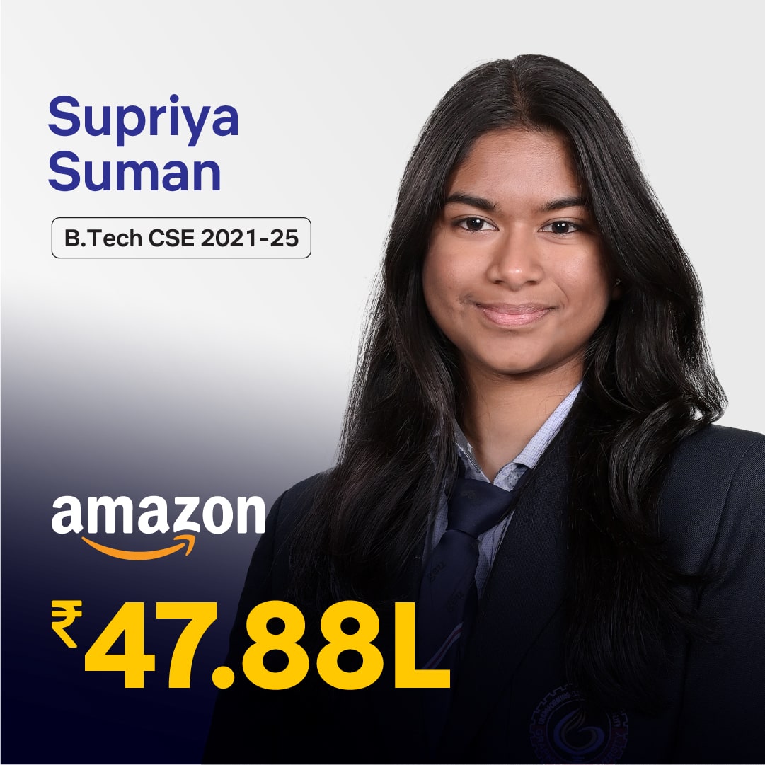 Suprya Suman placed in Amazon