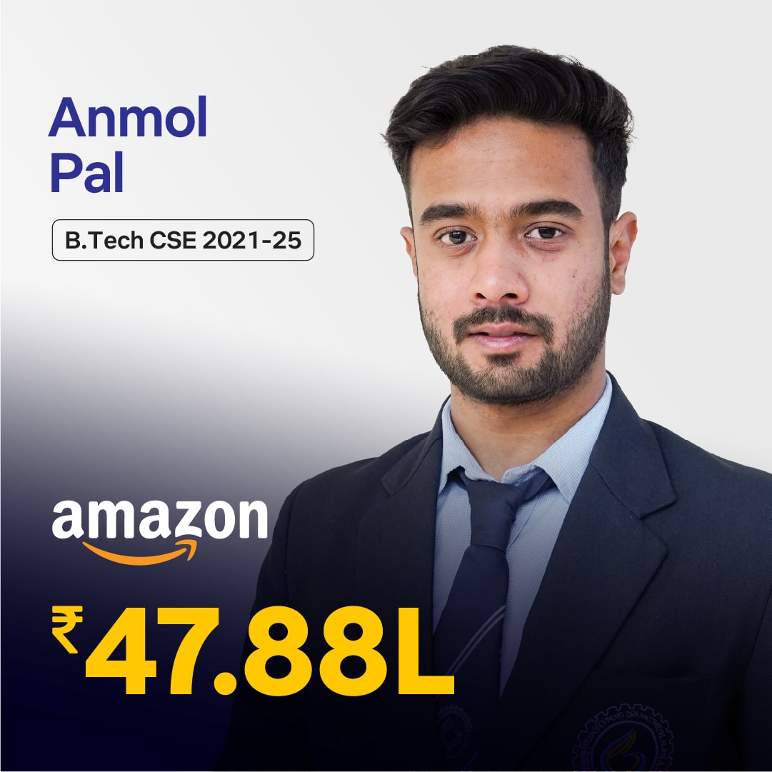 Anmol Pal placed in Amazon