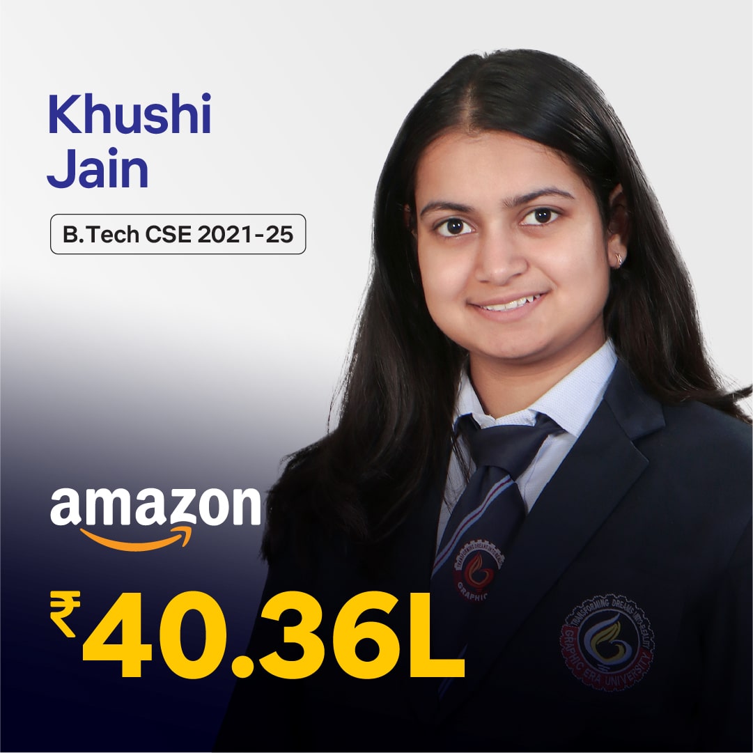 Khushi Jain placed in Amazon
