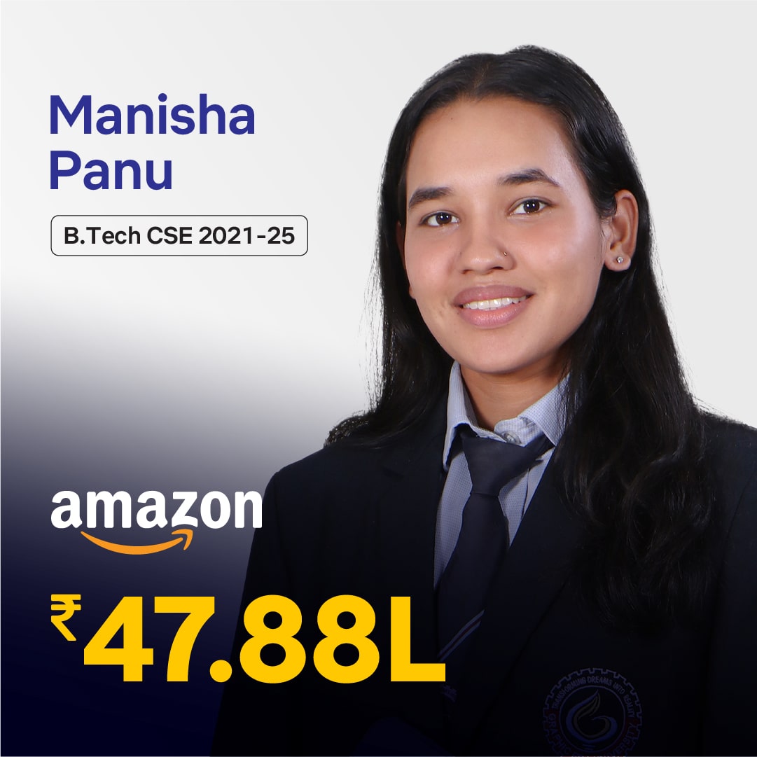 Manisha Panu placed in Amazon